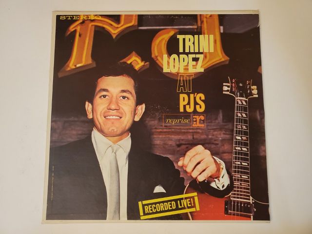 Trini Lopez Trini Lopez at PJ's vinyl record