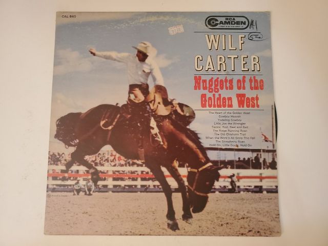 Wilf Carter Nuggets of the Golden West vinyl record