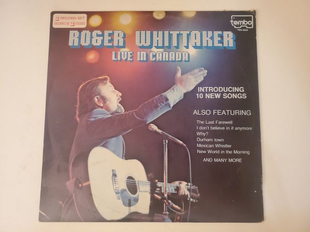 Roger Whittaker Live in Canada vinyl record