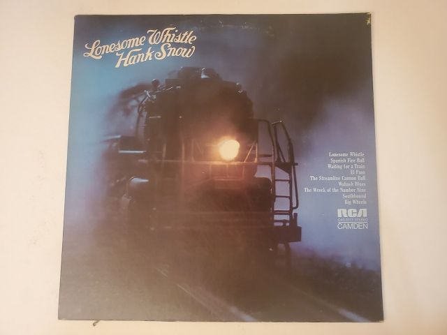 Hank Snow Lonesome Whistle vinyl record