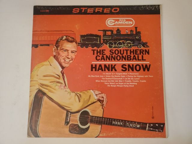 Hank Snow The Southern Cannonball vinyl record