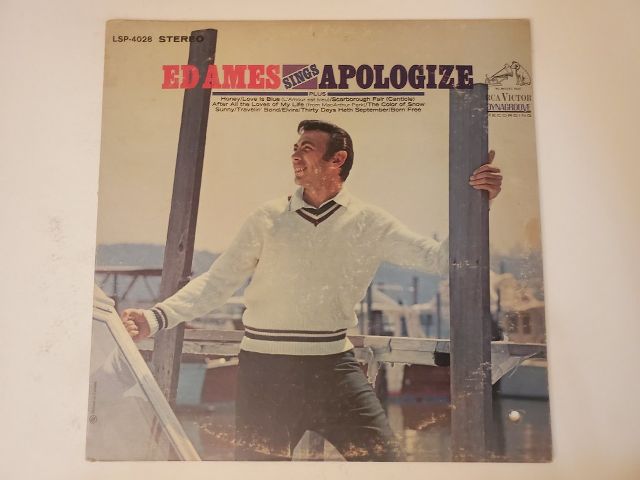 Ed Ames Sings Apologize vinyl record