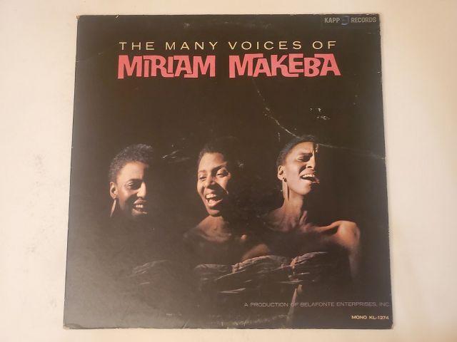 Miriam Makeba The Many Voices of Miriam Makeba vinyl record