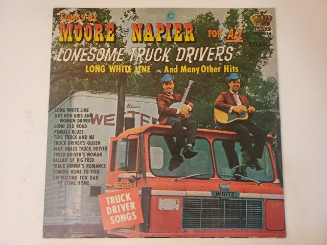 Moore & Napier Lonesome Truck Drivers vinyl record