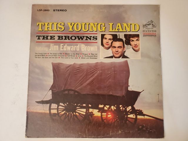 The Browns featuring Jim Edward Brown This Young Land vinyl record