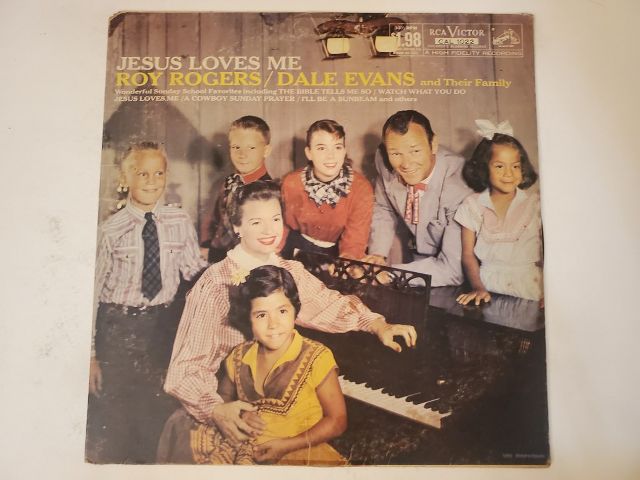 Roy Rogers / Dale Evans Jesus Loves Me vinyl record