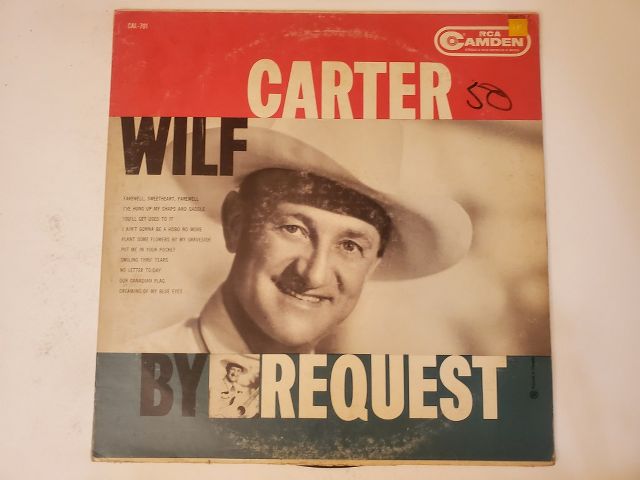 Wilf Carter By Request vinyl record
