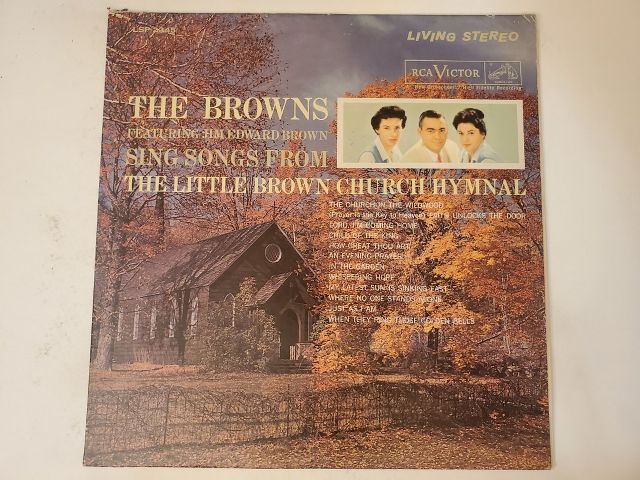 The Browns Sing Songs from the Little Brown Church Hymnal vinyl record
