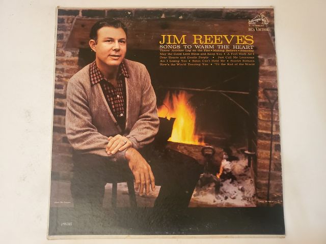 Jim Reeves Songs to Warm the Heart vinyl record