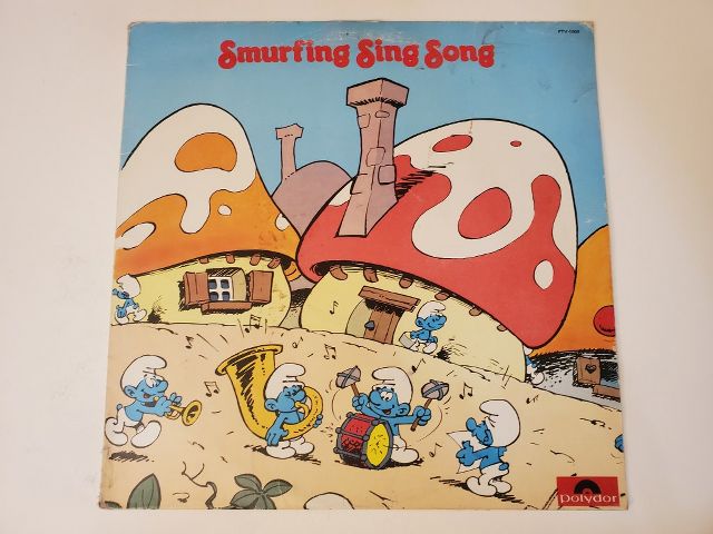 The Smurfs Smurfing Sing Song vinyl record