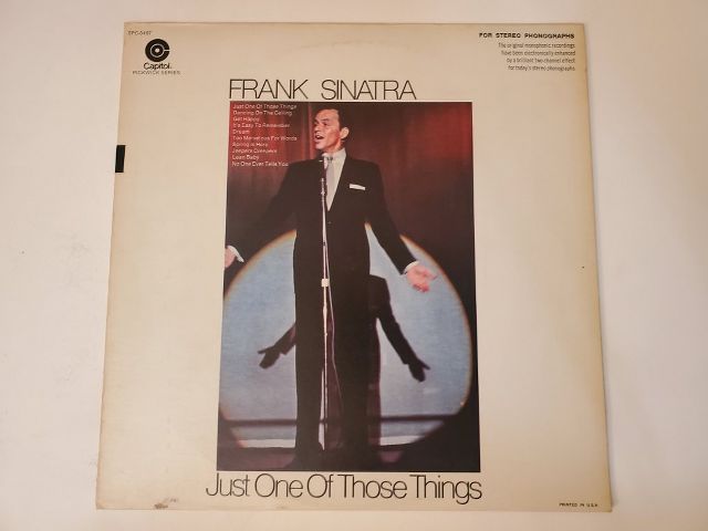 Frank Sinatra Just One of Those Things vinyl record