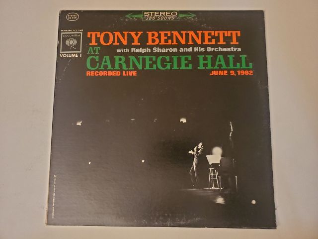 Tony Bennett Tony Bennett at Carnegie Hall vinyl record