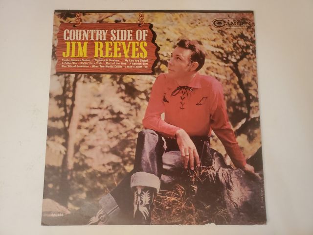 Jim Reeves Country Side of Jim Reeves vinyl record