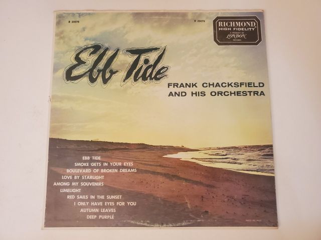 Frank Chacksfield and His Orchestra Ebb Tide vinyl record