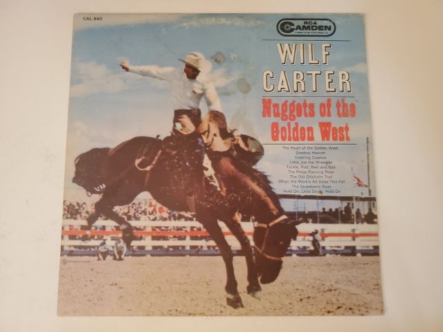 Wilf Carter Nuggets of the Golden West vinyl record
