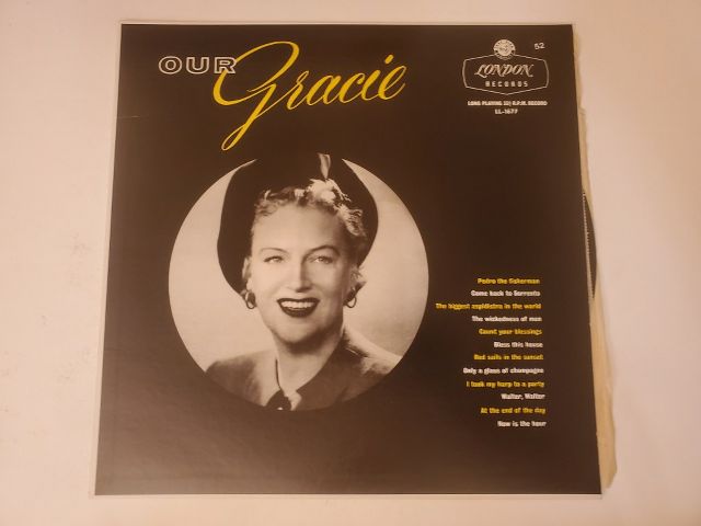 Gracie Fields Our Gracie vinyl record