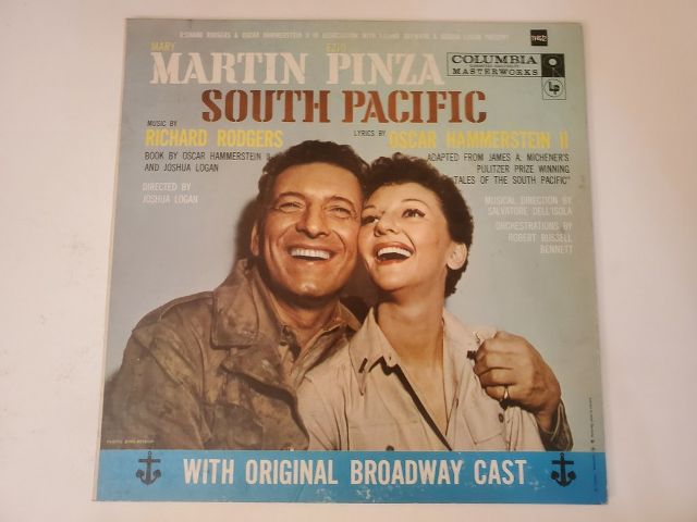 Original Broadway Cast South Pacific vinyl record