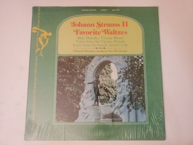 Johann Strauss II Favorite Waltzes vinyl record
