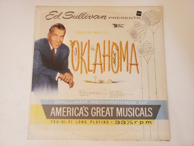 Various Artists Ed Sullivan Presents Songs and Music of Oklahoma vinyl record