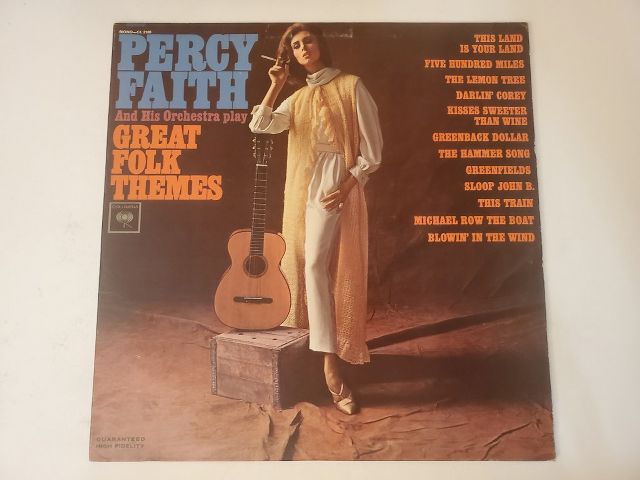 Percy Faith Great Folk Themes vinyl record