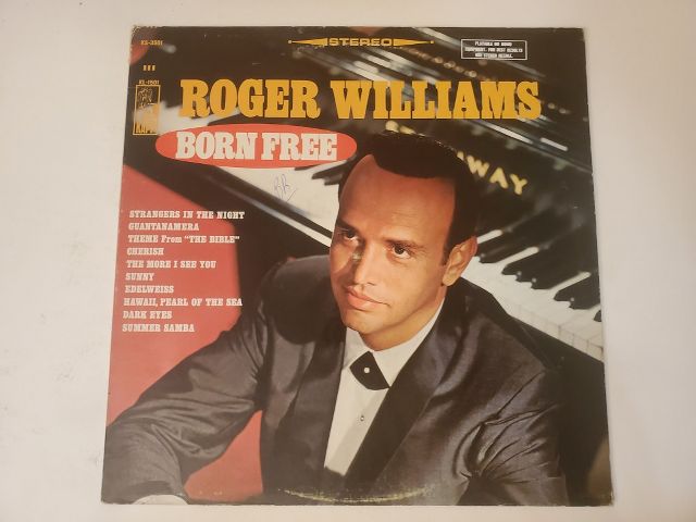 Roger Williams Born Free vinyl record
