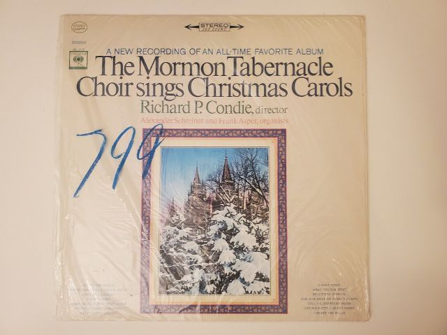 The Mormon Tabernacle Choir The Mormon Tabernacle Choir sings Christmas Carols vinyl record