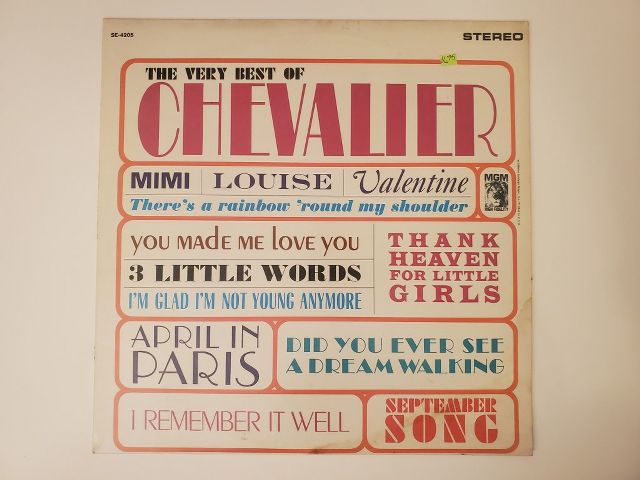 Chevalier The Very Best of Chevalier vinyl record