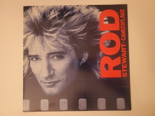Rod Stewart Camouflage vinyl record