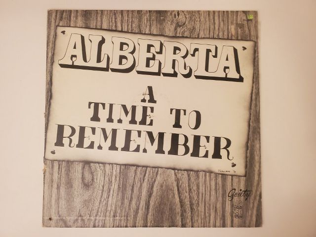 Alberta A Time to Remember vinyl record