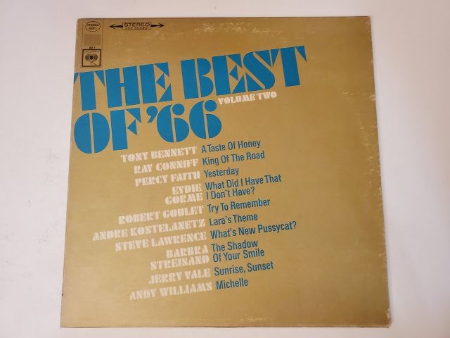 Various Artists The Best of '66 Volume Two vinyl record