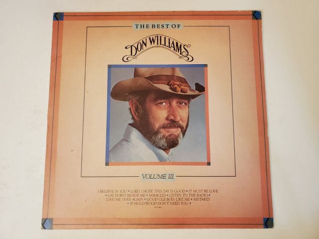 Don Williams The Best of Don Williams Volume III vinyl record