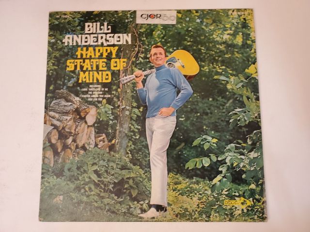 Bill Anderson Happy State of Mind vinyl record