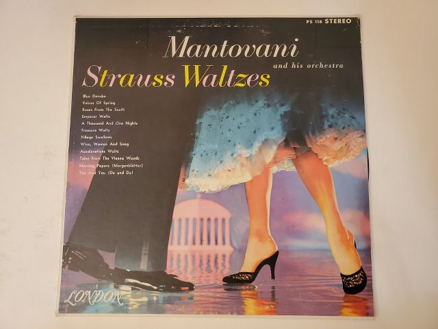 Mantovani and His Orchestra Strauss Waltzes vinyl record