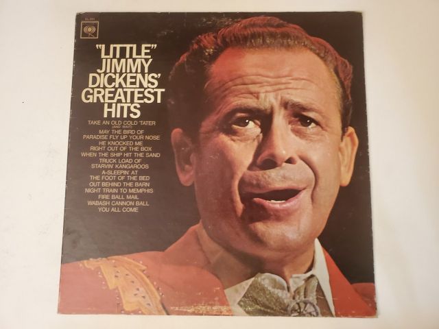 Little Jimmy Dickens Greatest Hits vinyl record