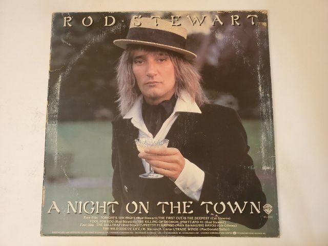 Rod Stewart A Night on the Town vinyl record
