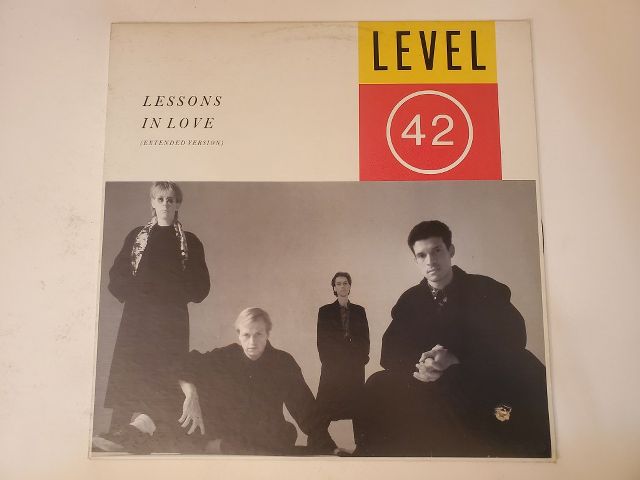 Level 42 Lessons in Love (Extended Version) vinyl record