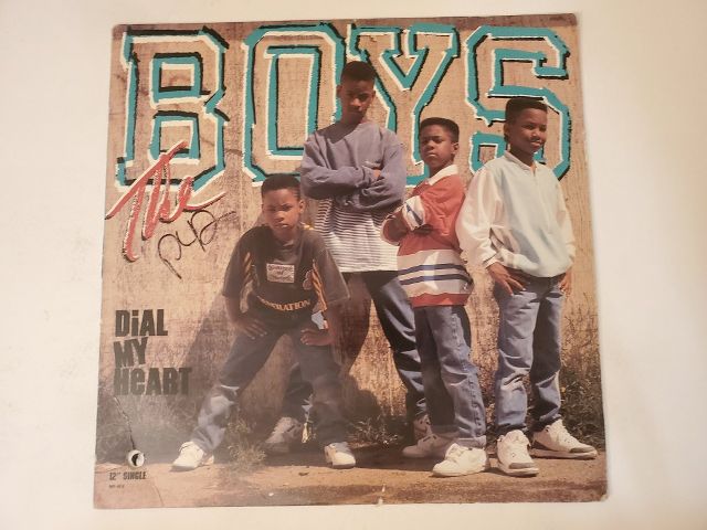The Boys Dial My Heart vinyl record