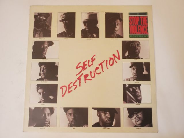 Stop the Violence Movement Self Destruction vinyl record