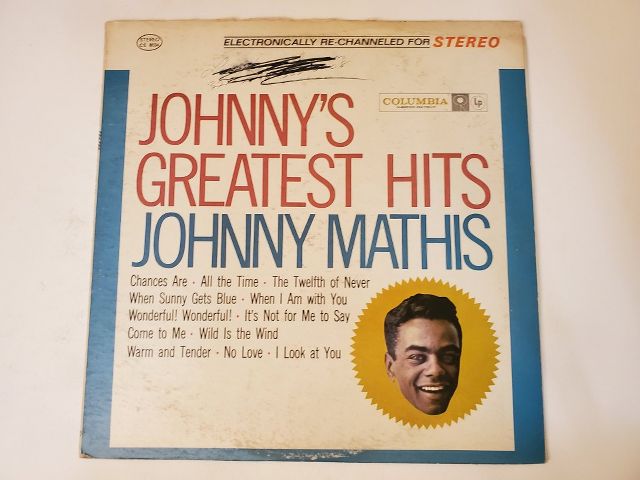 Johnny Mathis Johnny's Greatest Hits vinyl record