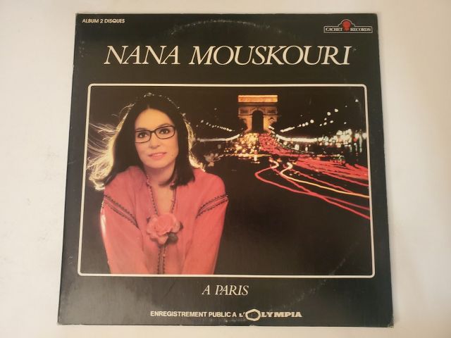Nana Mouskouri A Paris vinyl record