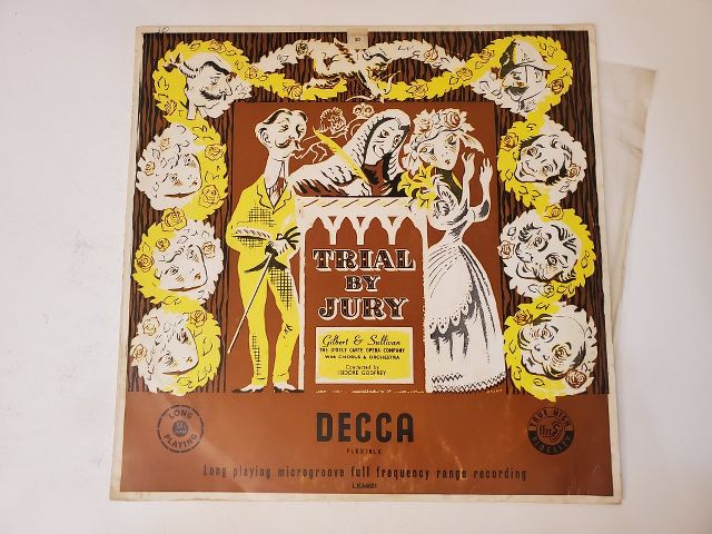Gilbert & Sullivan Trial by Jury vinyl record