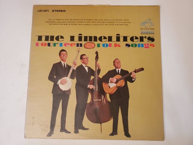 The Limeliters Fourteen 14K Folk Songs vinyl record