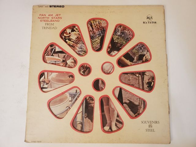 Pan Am Jet North Stars Steelband Souvenirs in Steel vinyl record