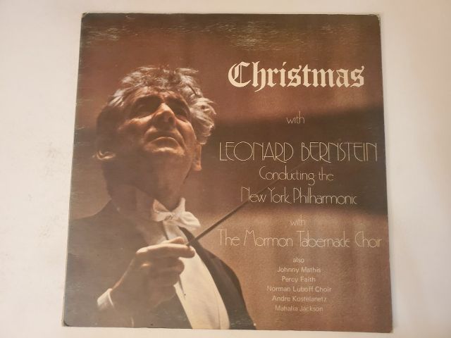 Leonard Bernstein Christmas with the New York Philharmonic vinyl record