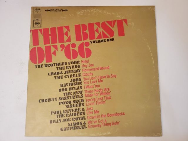 Various Artists The Best of '66 Volume One vinyl record