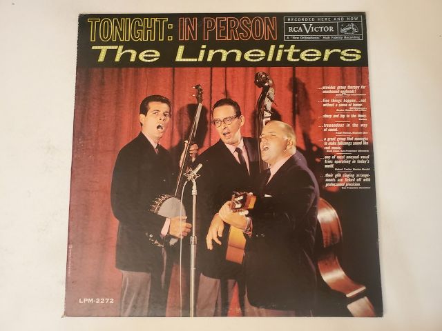 The Limeliters Tonight: In Person vinyl record
