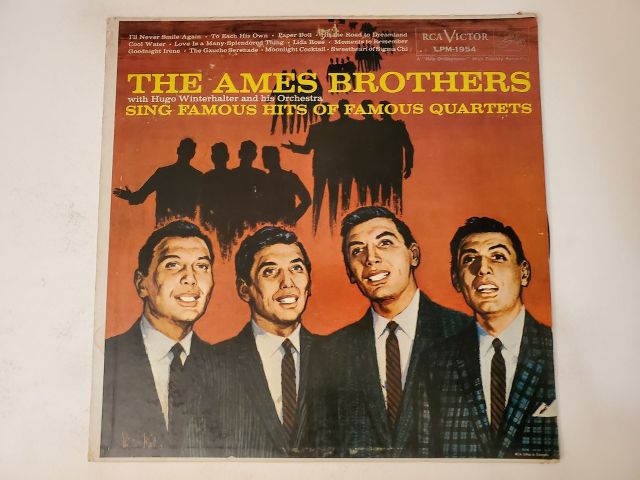 The Ames Brothers Sing Famous Hits of Famous Quartets vinyl record
