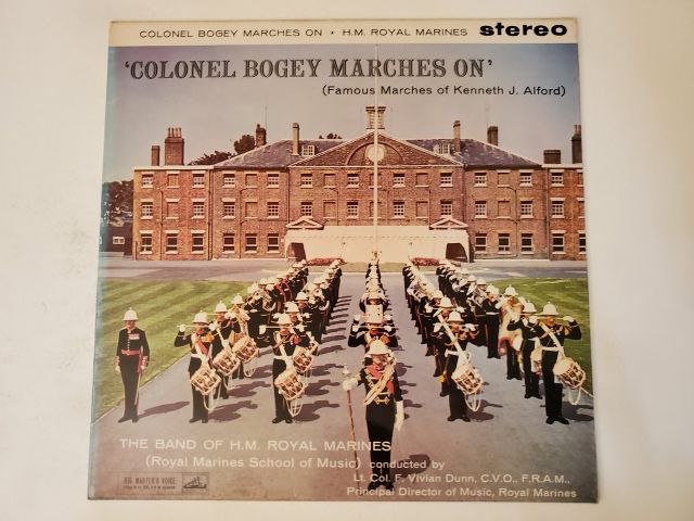 The Band of H.M. Royal Marines Colonel Bogey Marches On vinyl record