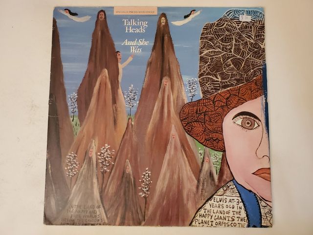Talking Heads And She Was vinyl record