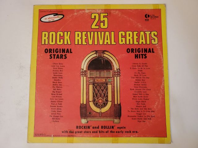 Various Artists 25 Rock Revival Greats vinyl record